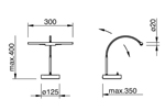 Halogenleuchte mit Flexarm